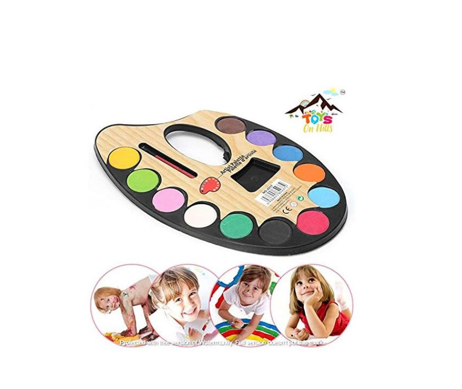 12 Colour Palette Paint Set