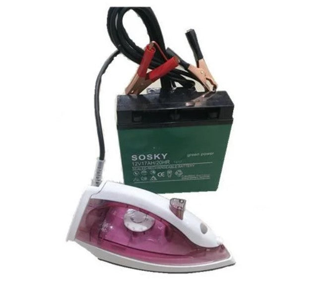 Battery Operated Steam Iron