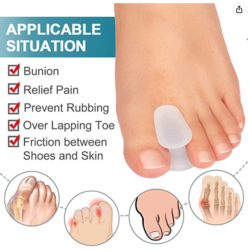 1PC Gel Toe Separators for Overlapping