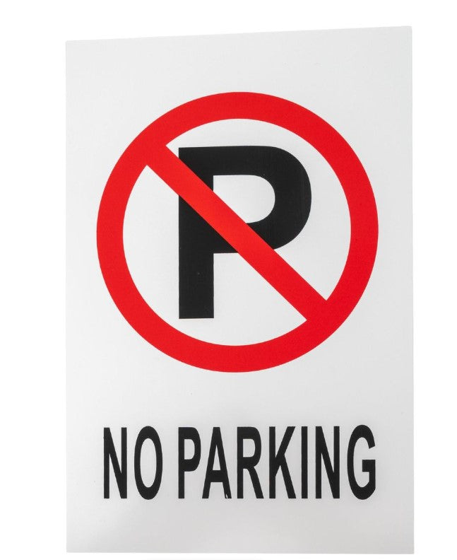 No Parking Sticker