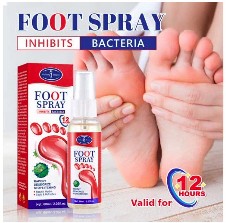 Sweaty Feet & Anti - Bacterial Foot Odour Spray