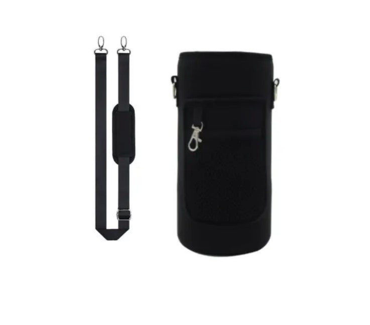 2L Water Bottle Pouch with Shoulder Strap YJ-158 BLACK