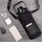 2L Water Bottle Pouch with Shoulder Strap YJ-158 BLACK