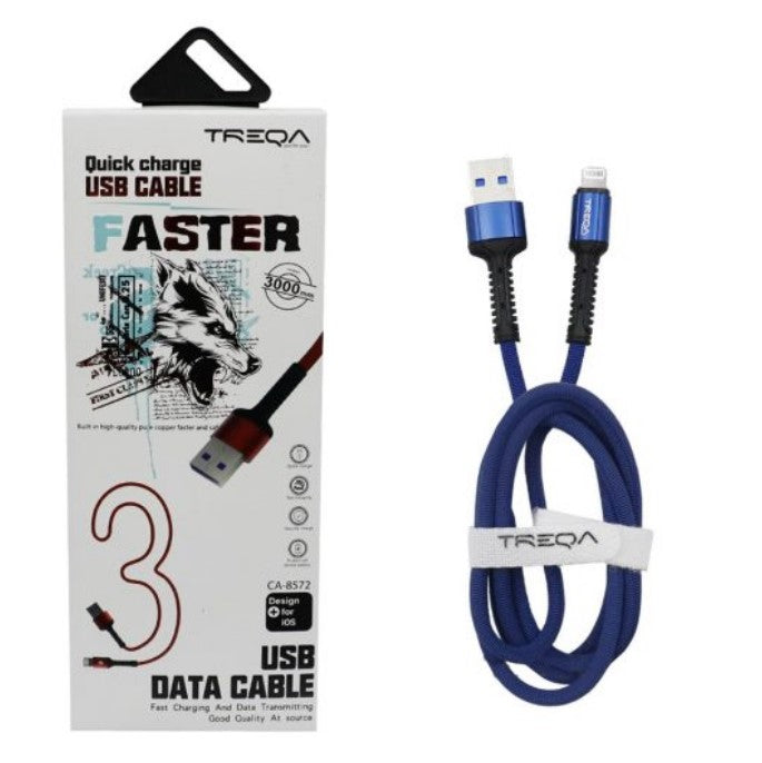 Treqa Quick USB Cable  Fast Charge For Iphone