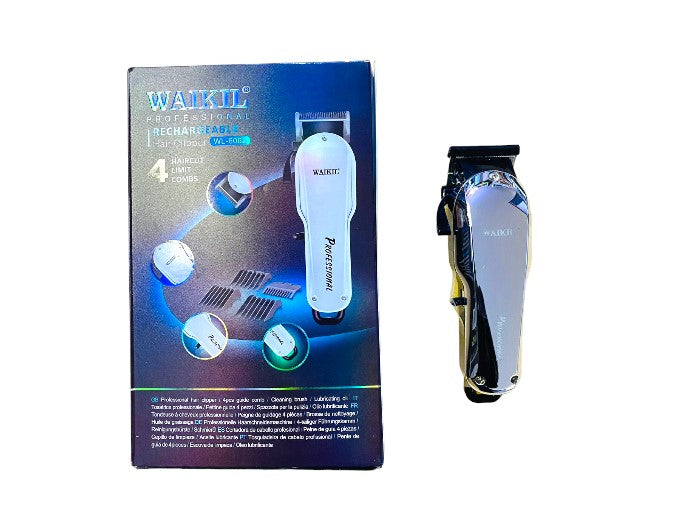 Waikil Proffesional Hair Clipper With Cut Combs(Rechargeable)