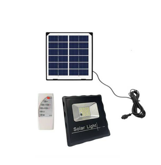 Solar Flood Light With Remote Control 35W Water Resistant