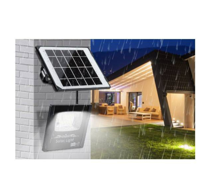 Solar Flood Light With Remote Control 35W Water Resistant