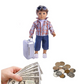 Creative Suitcase Piggy Bank, Mini Small Trolley Luggage Money Box