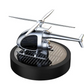 Helicopter Solar Power Car Air Freshener Aromatherapy With Rotation