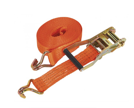 10m Ratchet Strap 5 Ton Load 50mm Wide Lashing Tie Down