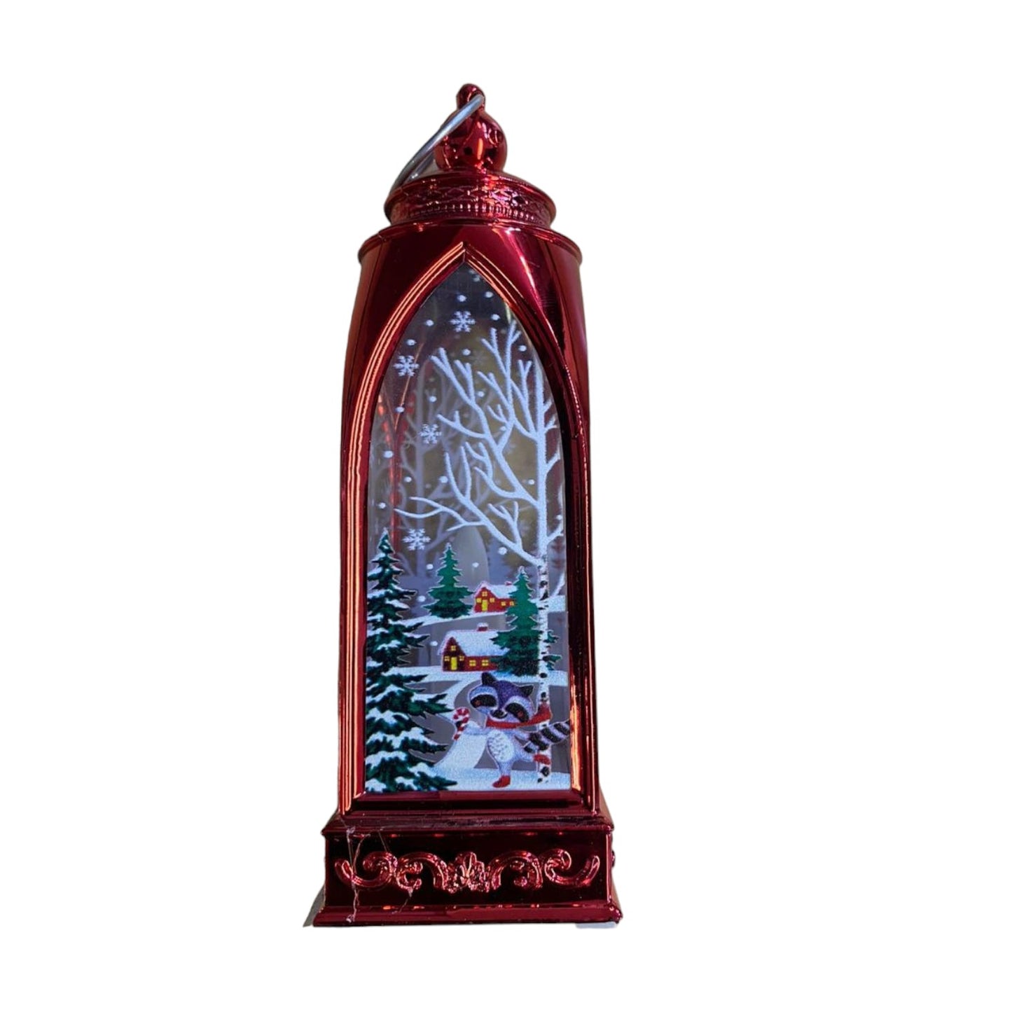 Santa & Christmas Tree LED Lantern