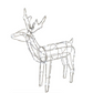 3D LED Deer Christmas Light Display Mixed Lights RGB