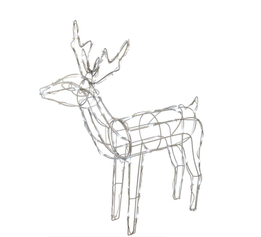 3D LED Deer Christmas Light Display Mixed Lights RGB