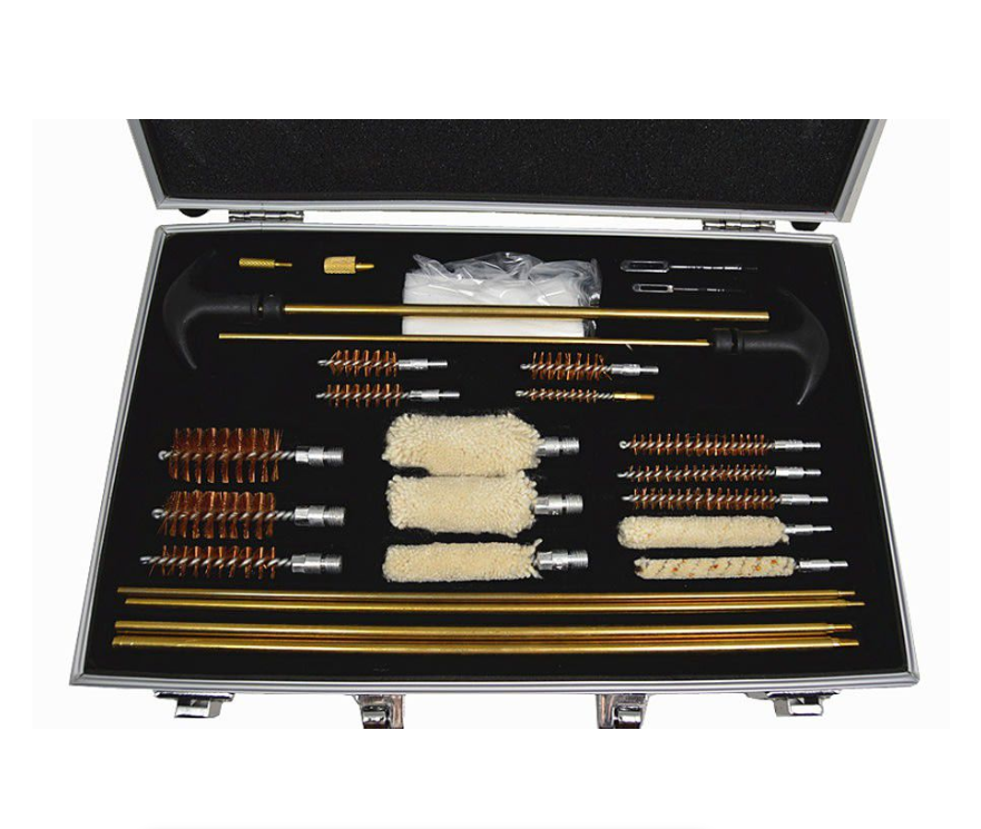 Universal Gun Cleaning Accessory Kit with Aluminium Carry Case