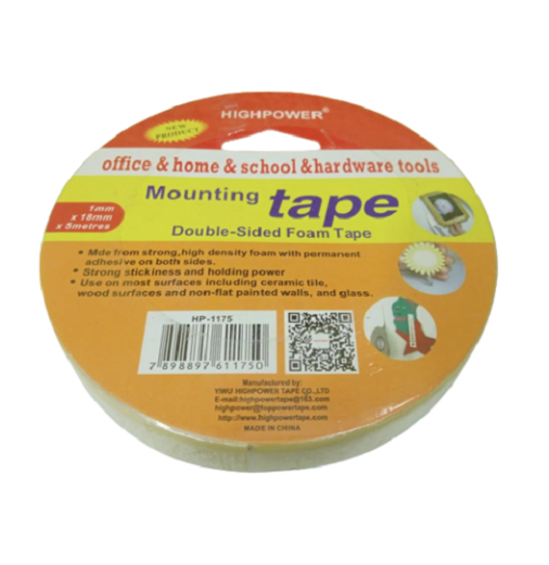 High Power Mounting Tape Double Sided Tape (1mm x 18mm x 5M)