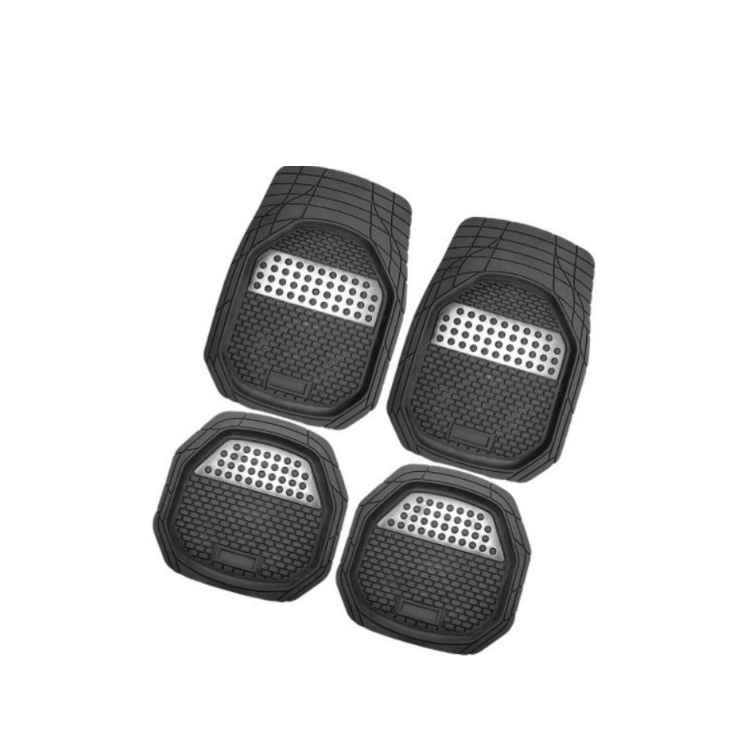 4Pieces All Car Universal Rubber Floor Mat Set