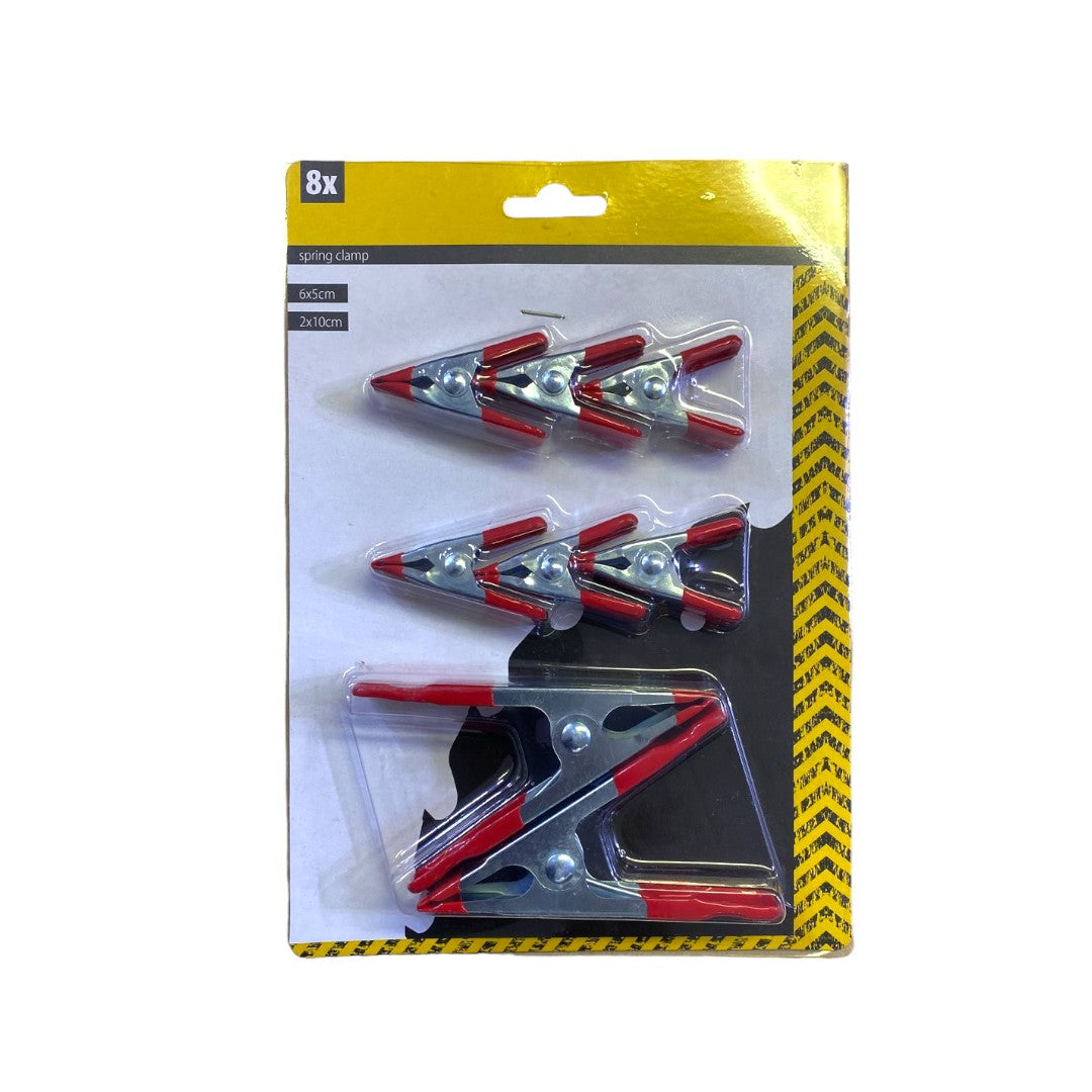 8pc Spring Clamp Set