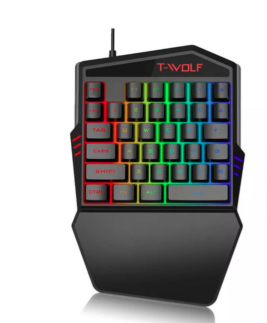 T Wolf One Handed Gaming Keyboard