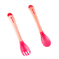 2 Piece Temperature Sensing Spoon & Fork For Baby Feeding