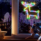 FA-A25 LED Reindeer Neon Sign Lamp USB And Battery Operated