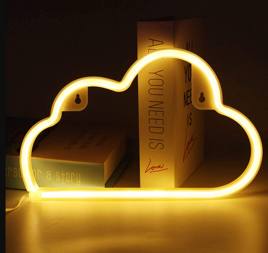 FA-A4 Floating Cloud Light Neon Sign USB And Battery Operated