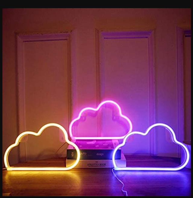 FA-A4 Floating Cloud Light Neon Sign USB And Battery Operated