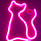 FA-A18 Cat Shaped LED Neon Sign Wall Hanging Lamp USB And Battery Operated