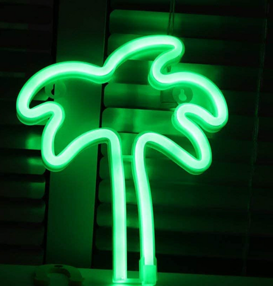 FA-A22 Palm Tree Neon Sign Lamp USB And Battery Operated