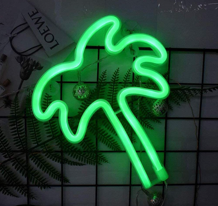 FA-A22 Palm Tree Neon Sign Lamp USB And Battery Operated