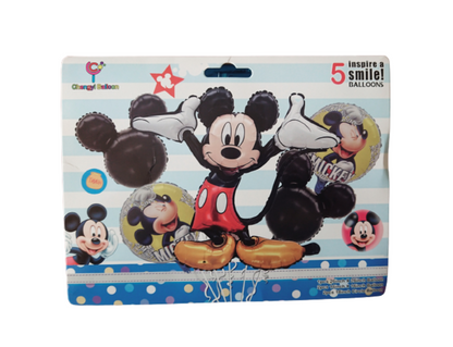 5 pcs set Mickey/Minnie Mouse balloons