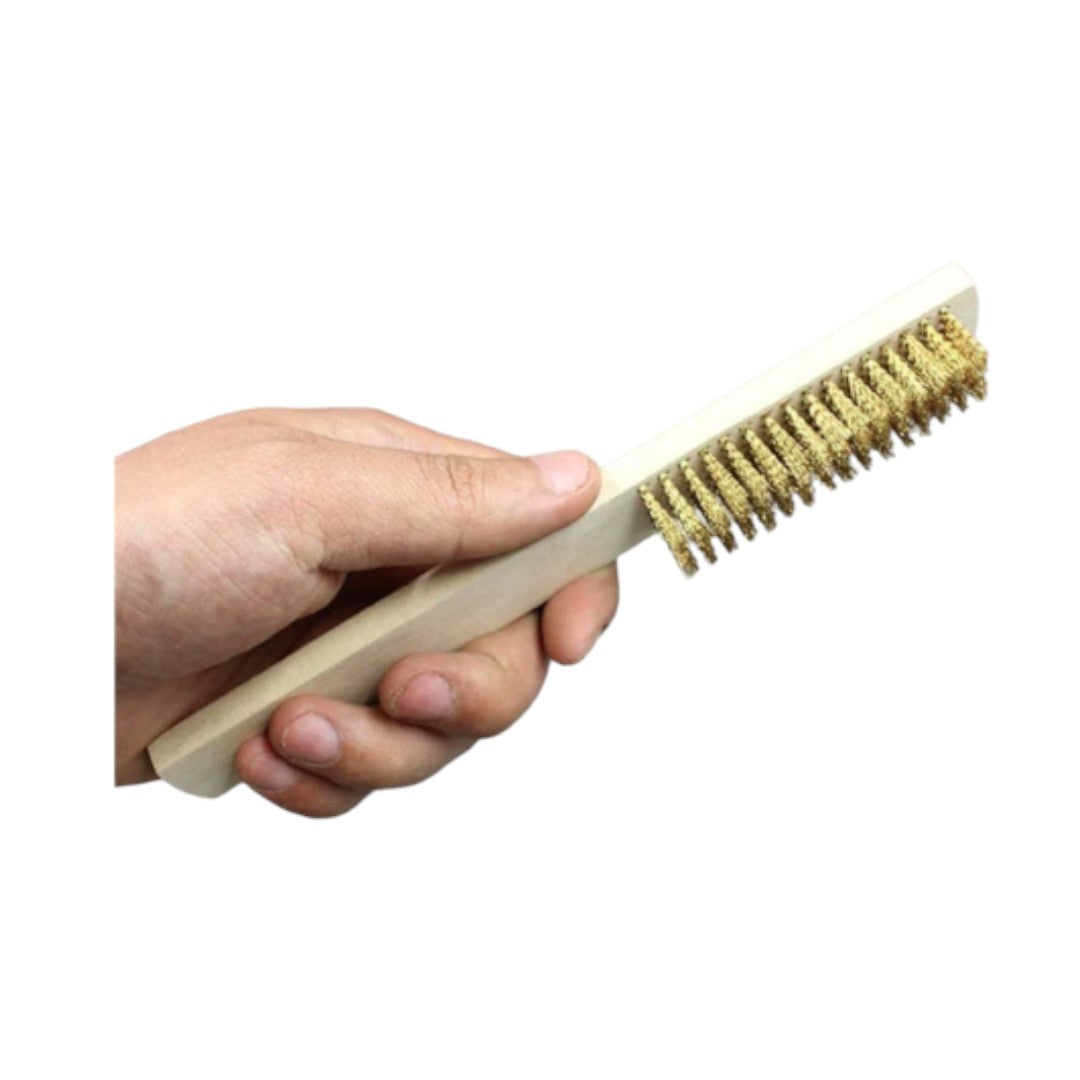 Welders Wire Brush With Wooden Handle