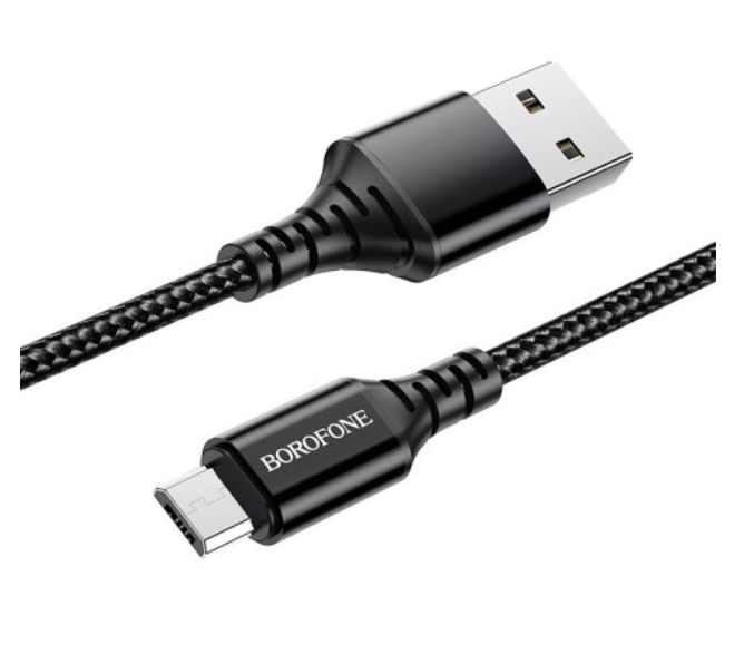 Borofone Charging data Cable USB To Micro USB – BX54 Black