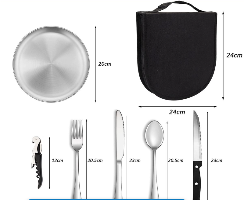 Stainless Steel Camping Utensils