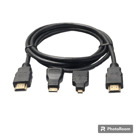 3 in 1 HDMI Cable Adapter Kit Supporting With Smart TV