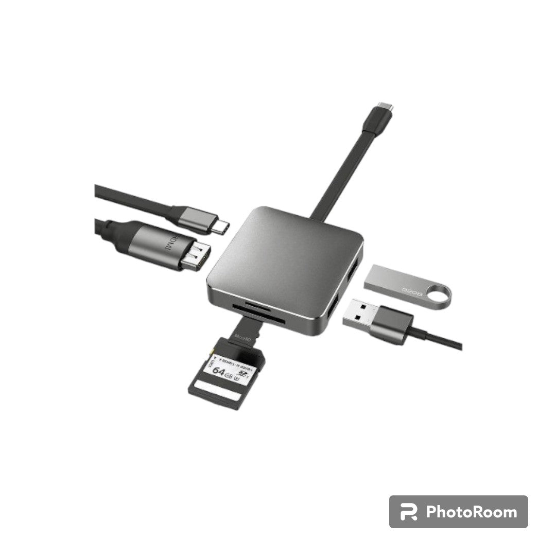 Usb C Hub 6 in 1 Multifunctional Adapter