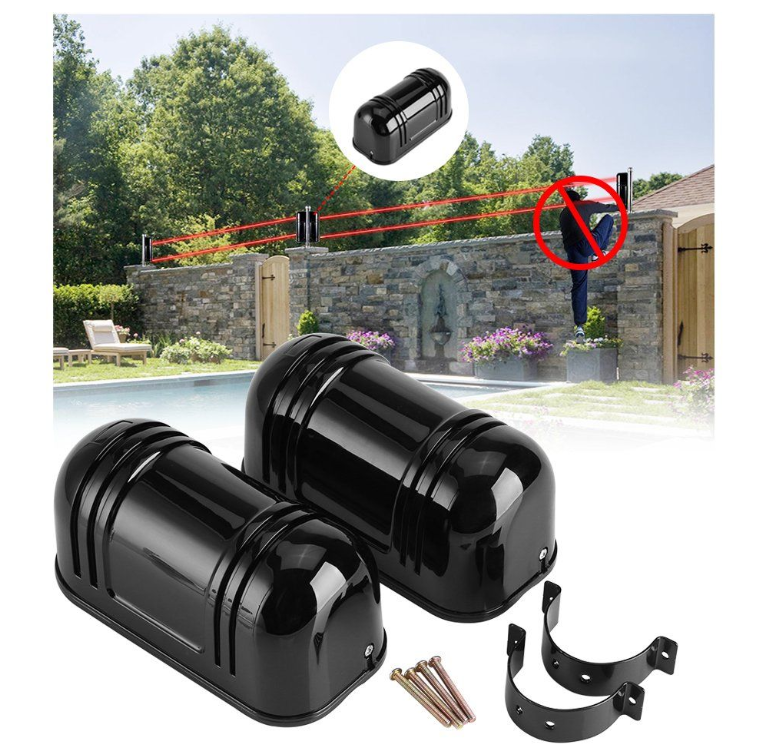 100m Sensor Alarm Dual Beam Infrared Detector Set