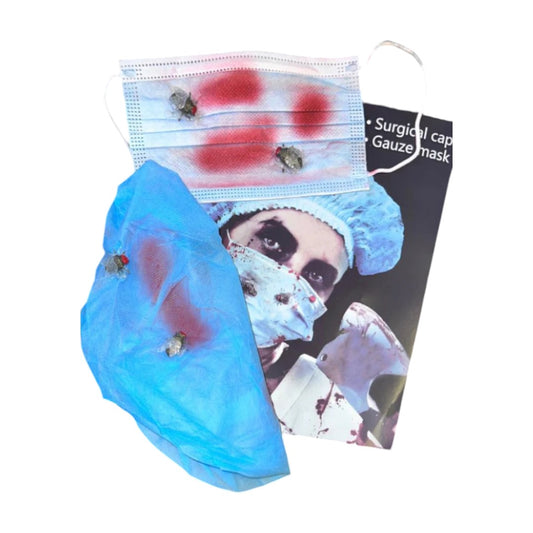 Halloween Surgical Mask & Cap