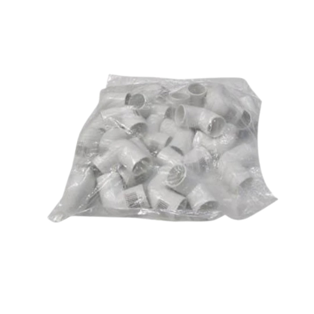 G10 100Pcs 20mm pvc solid elbow/1*10