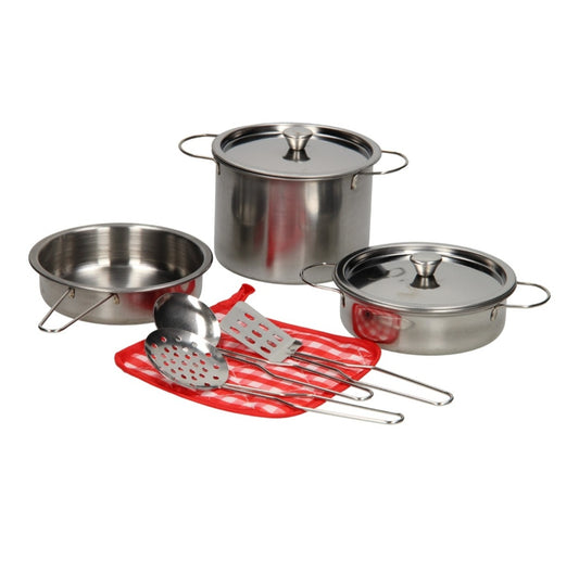 Playset Metal Kitchen Cooking Set