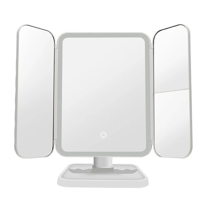 Wolulu Rechargeable 76 LED Makeup Mirror With Three lighting Modes