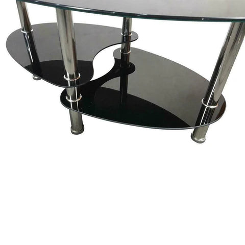 3-Tier Coffee Table – Oval