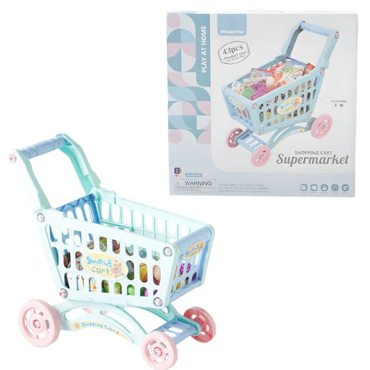 Shopping Cart Play Set 43 pcs