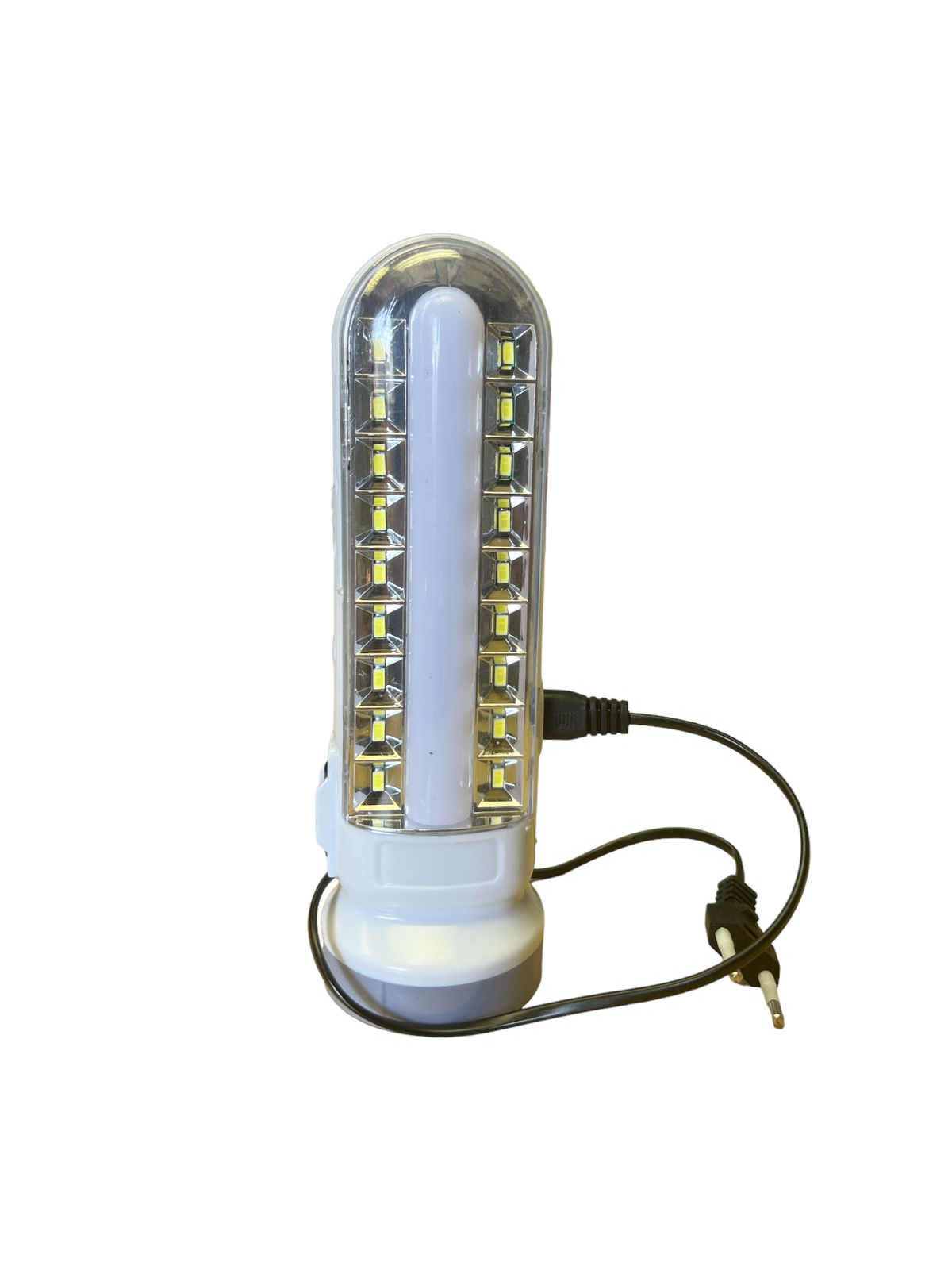 Rechargeable LED Emergency Light 2 Settings + Torch and Battery Operated