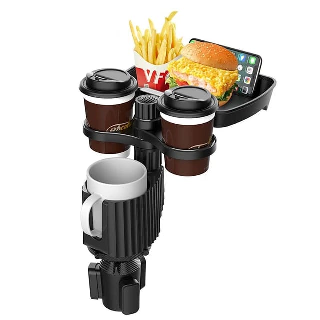 Drink Cup Base with Phone Food Tray