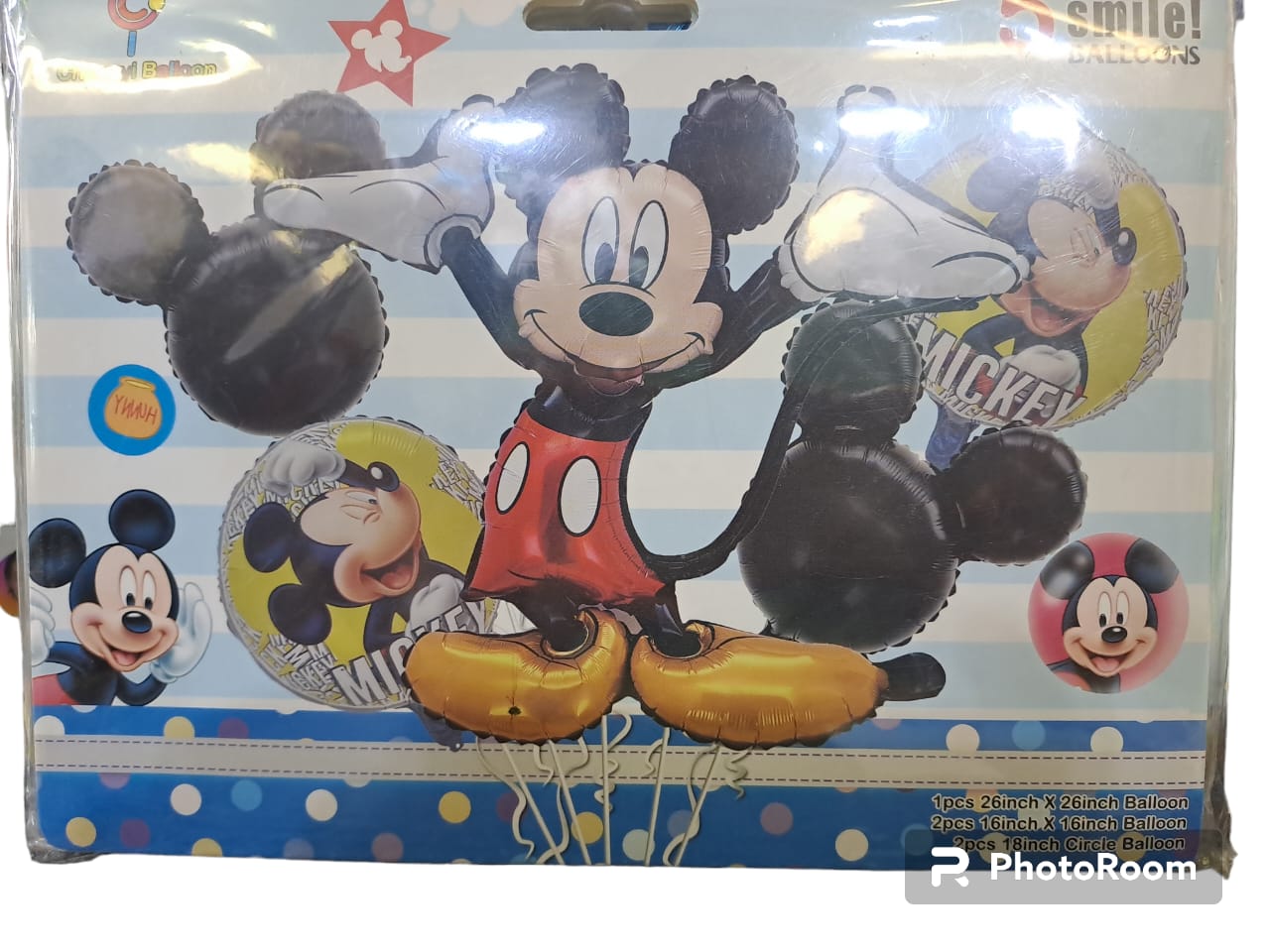 5 pcs set Mickey/Minnie Mouse balloons