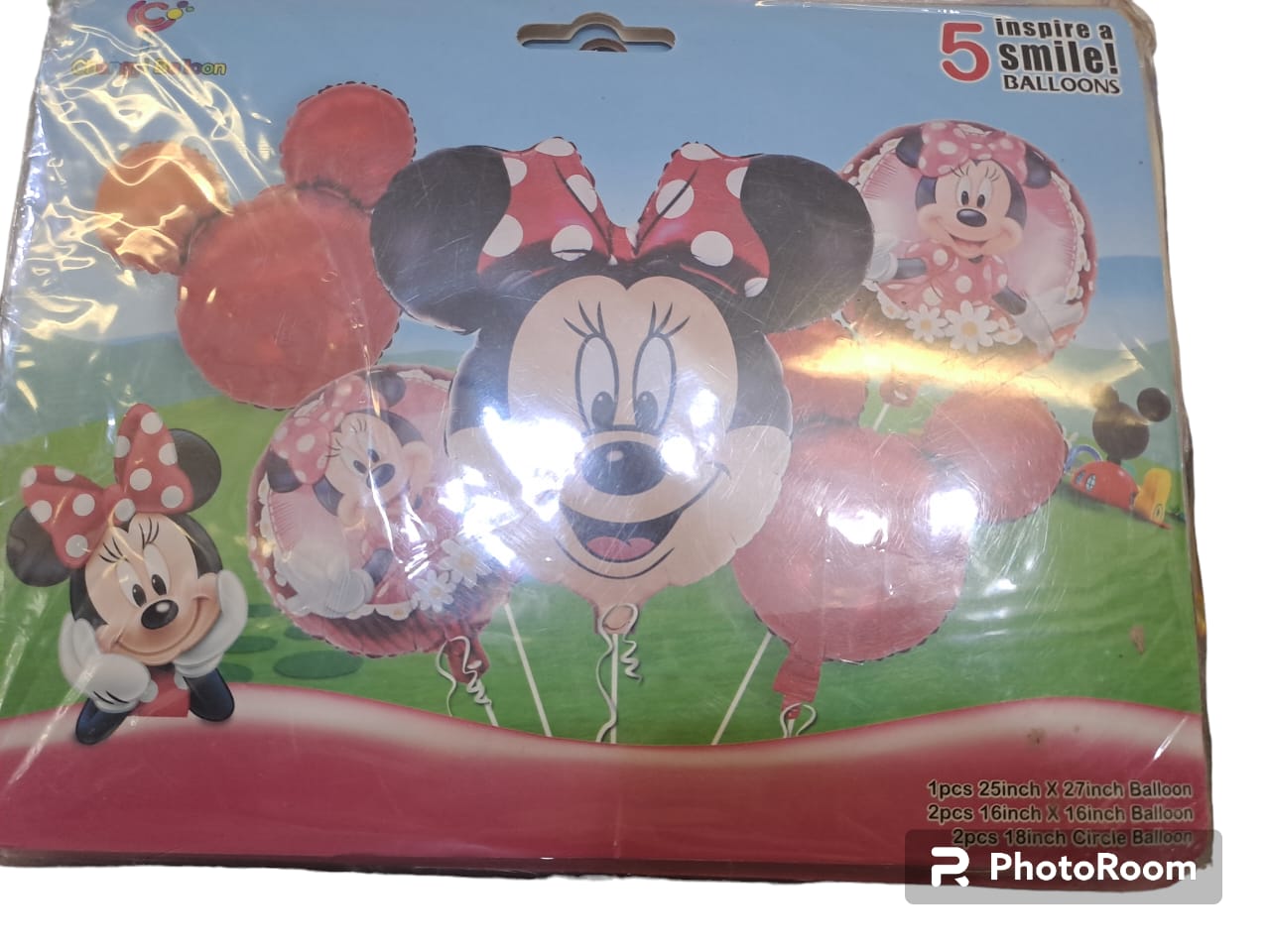 5 pcs set Mickey/Minnie Mouse balloons