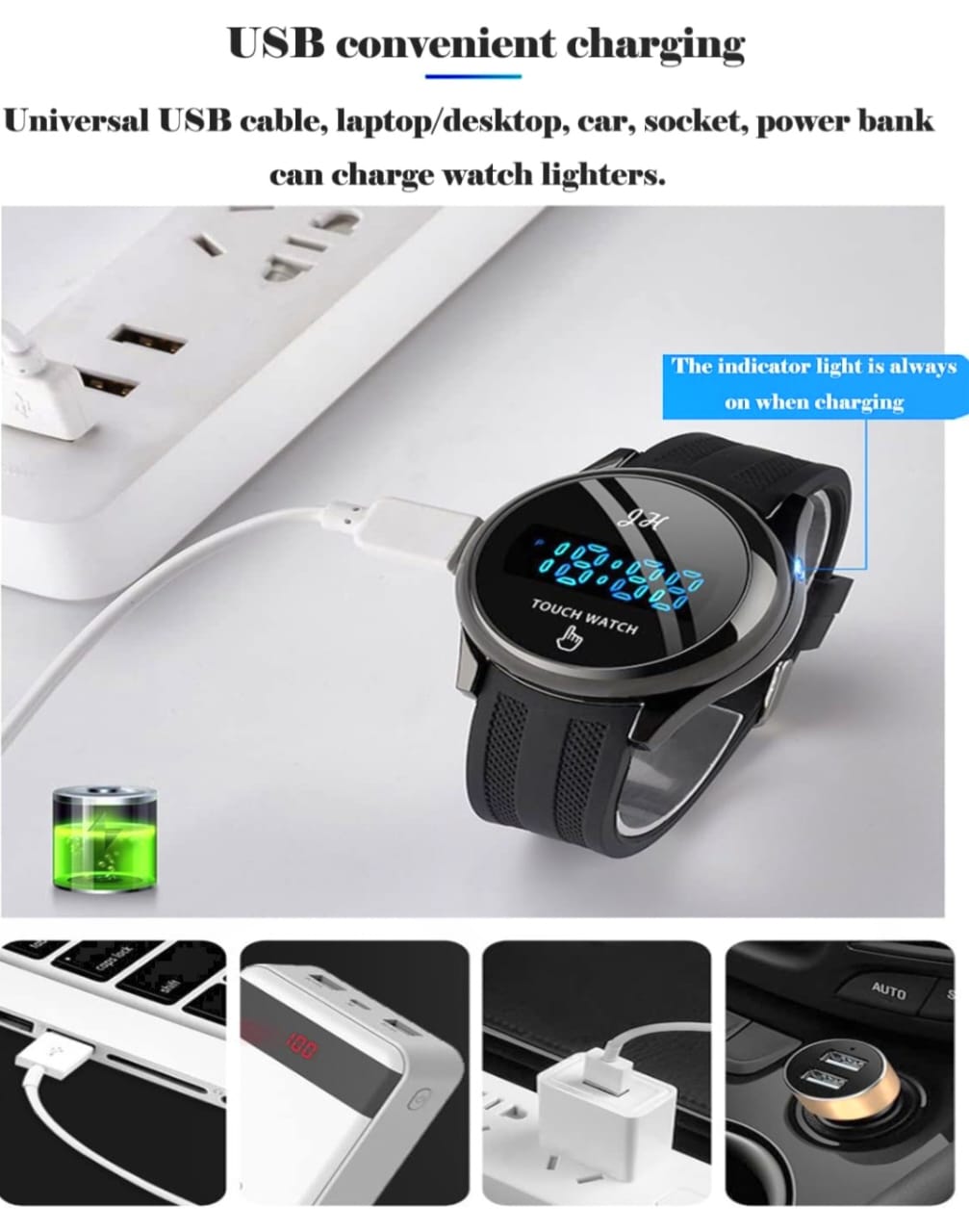 Cigarette lighter Watch, Multifunctional