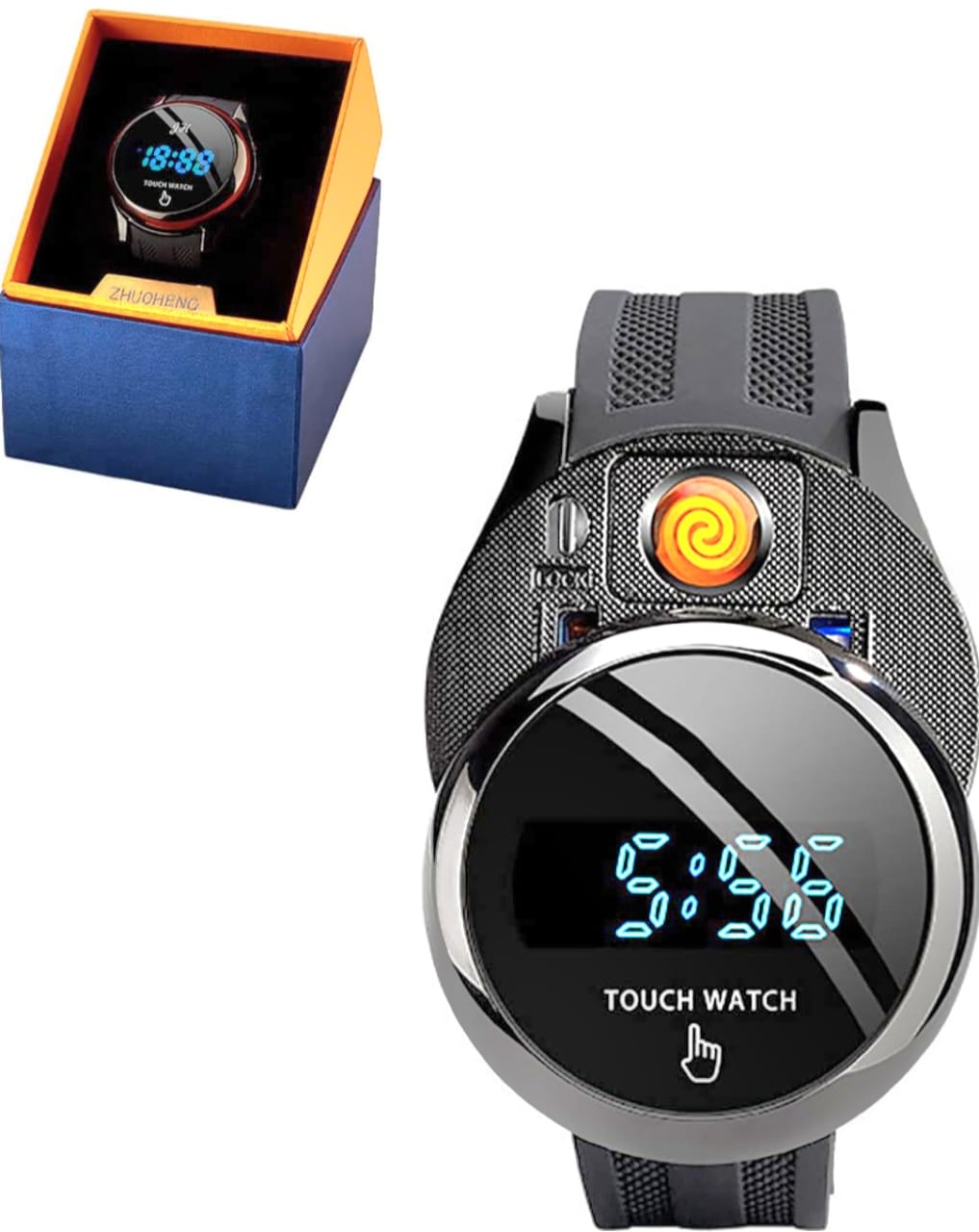 Cigarette lighter Watch, Multifunctional