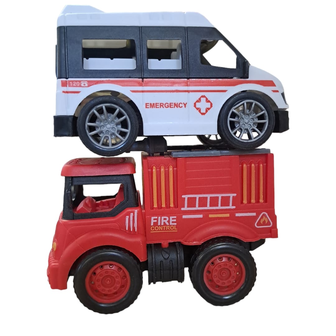 Emergency Vehicle Toys Set