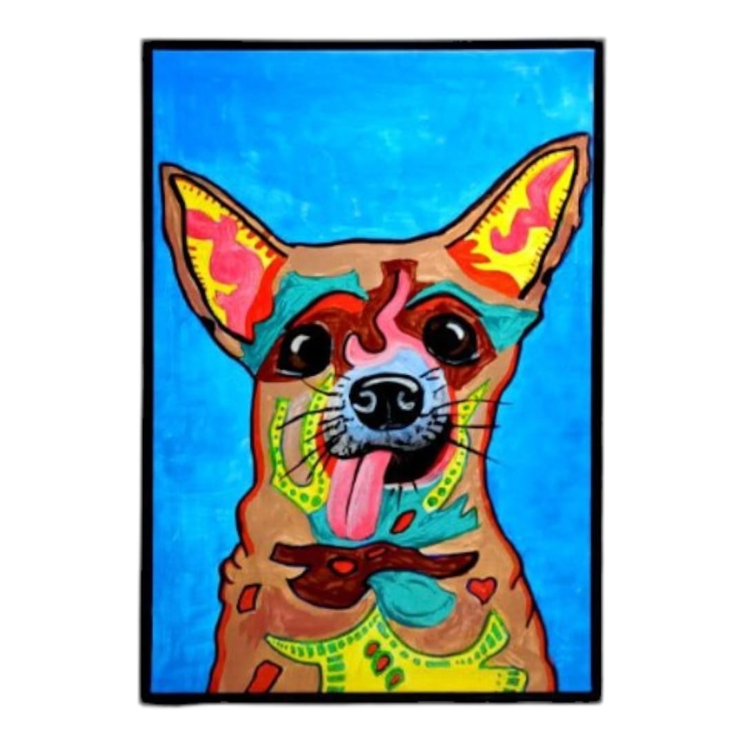 Dog Wall Art - 40cm X 60cm